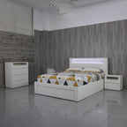 Panama With Gaslift Storage Base With 1 Drawer（White Oak）