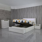 Panama With Gaslift Storage Base With 1 Drawer（White Oak）