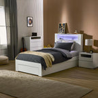 Panama With Gaslift Storage Base With 1 Drawer（White Oak）