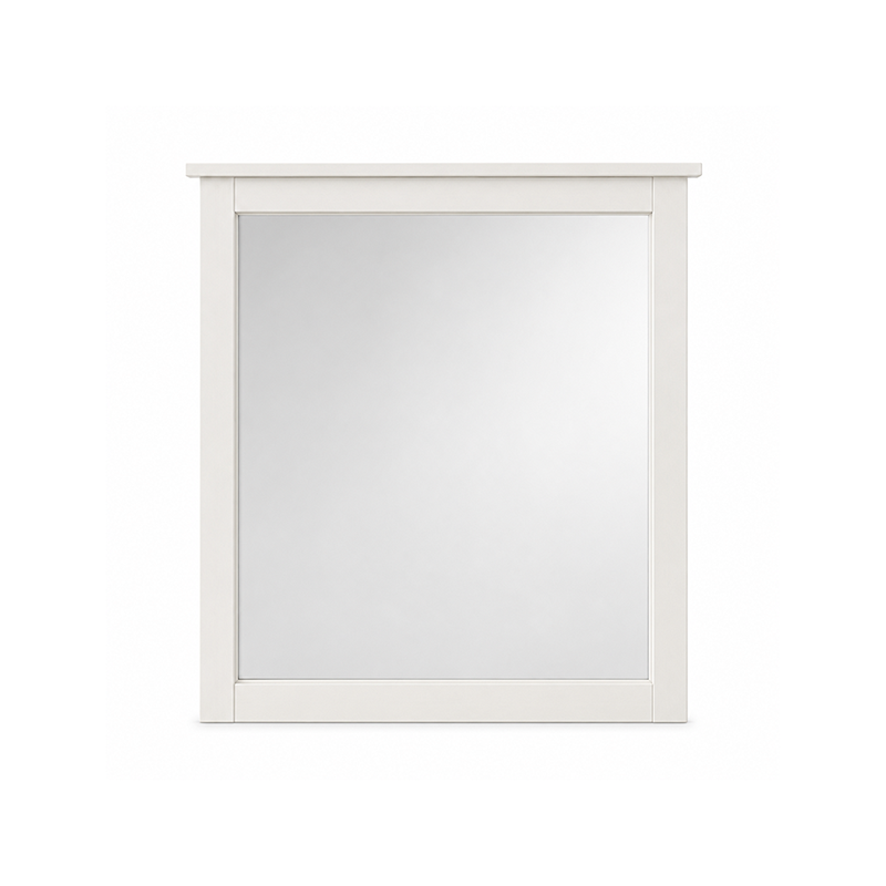 Joanna 6 Drawer Dresser & Mirror (White)