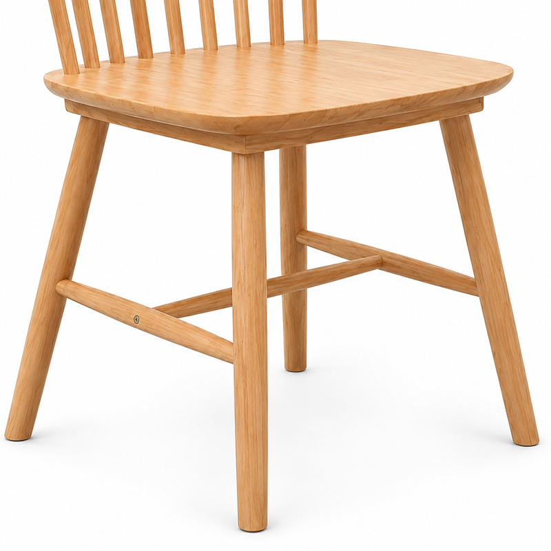 Paris Wooden Dining Chair (Brown)