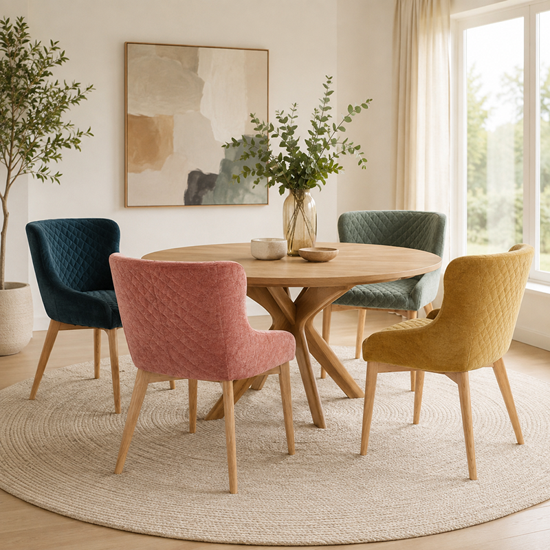 Paris Fabric Dining Chair