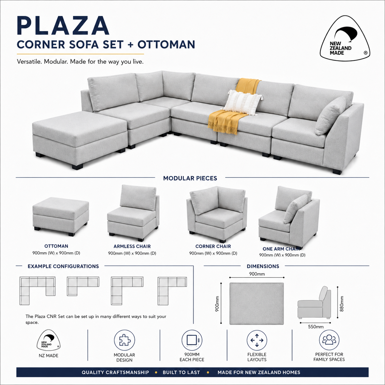 Plaza Lounge Suite with Ottoman