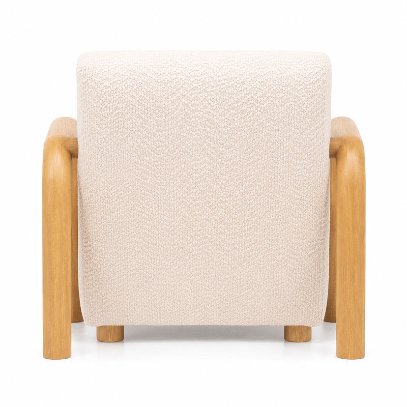 Post Armchair (Cream)