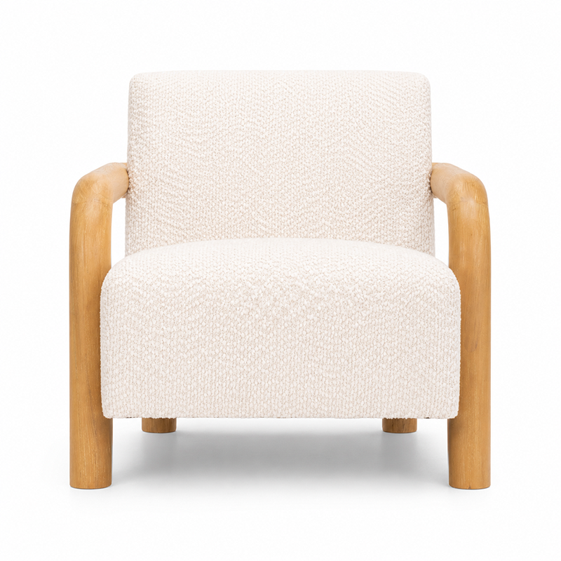 Post Armchair (Cream)