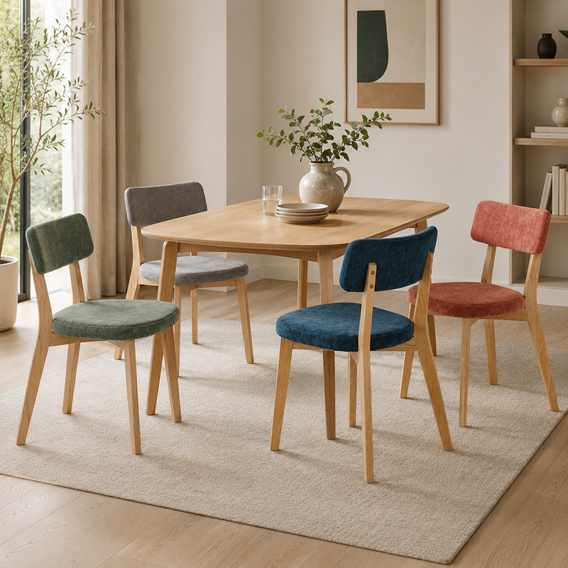 Prego Fabric Dining Chair