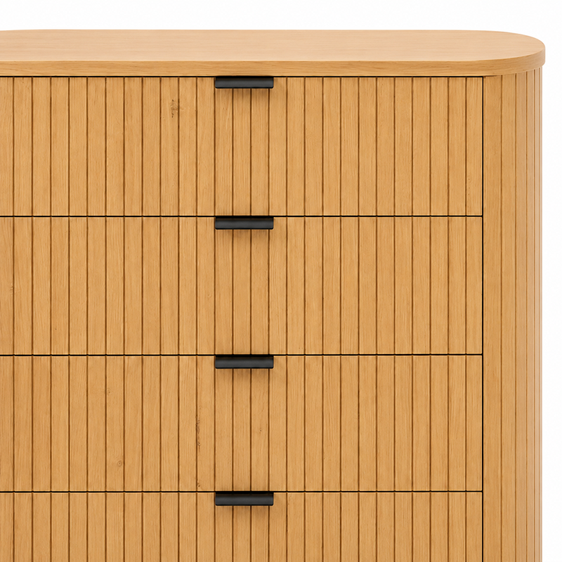 Princeton 5 Drawer Tallboy (Brown)