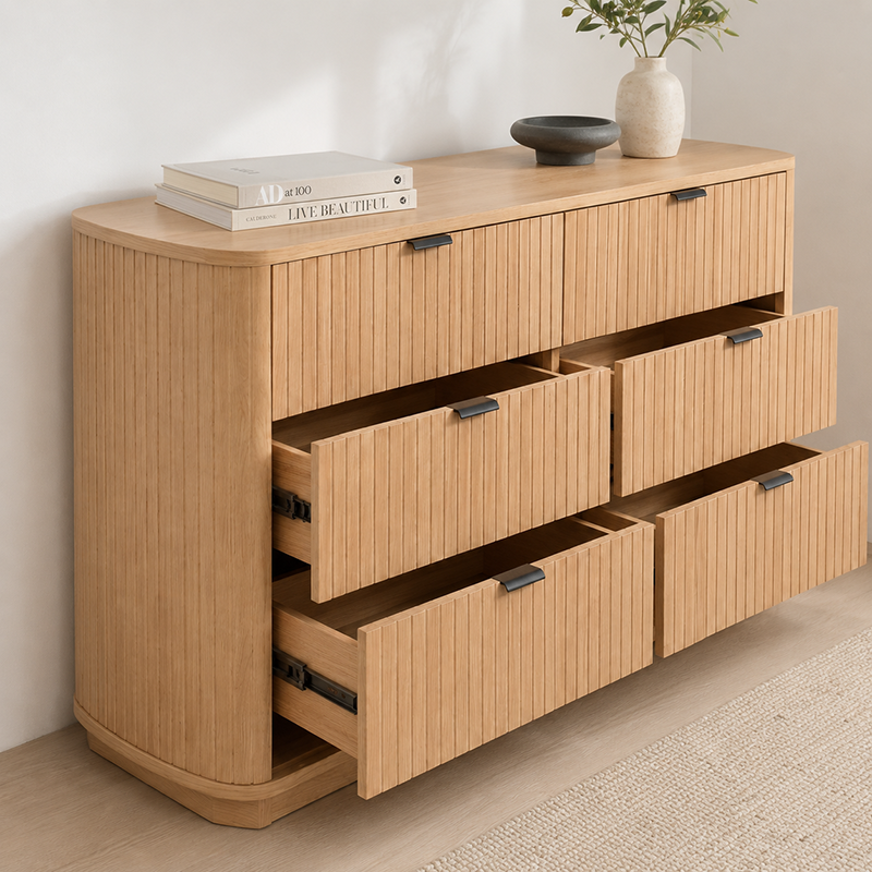 Princeton 6 Drw Dresser/Mirror