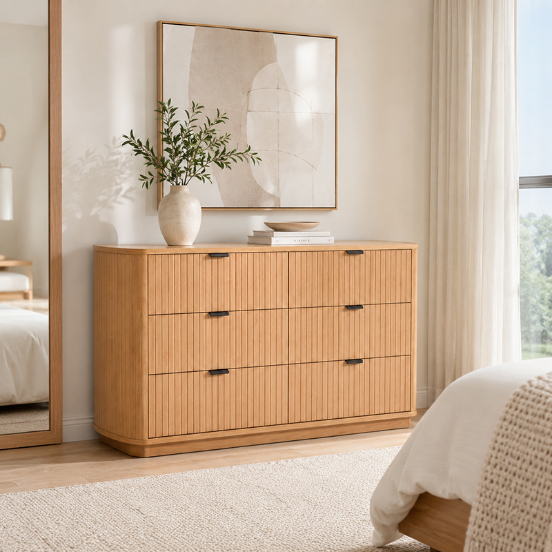 Princeton 6 Drw Dresser/Mirror