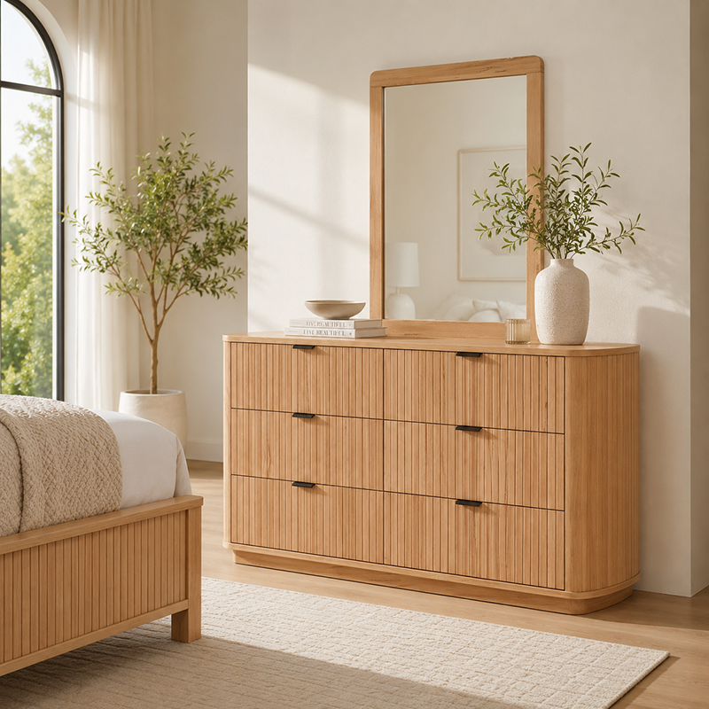 Princeton 6 Drw Dresser/Mirror