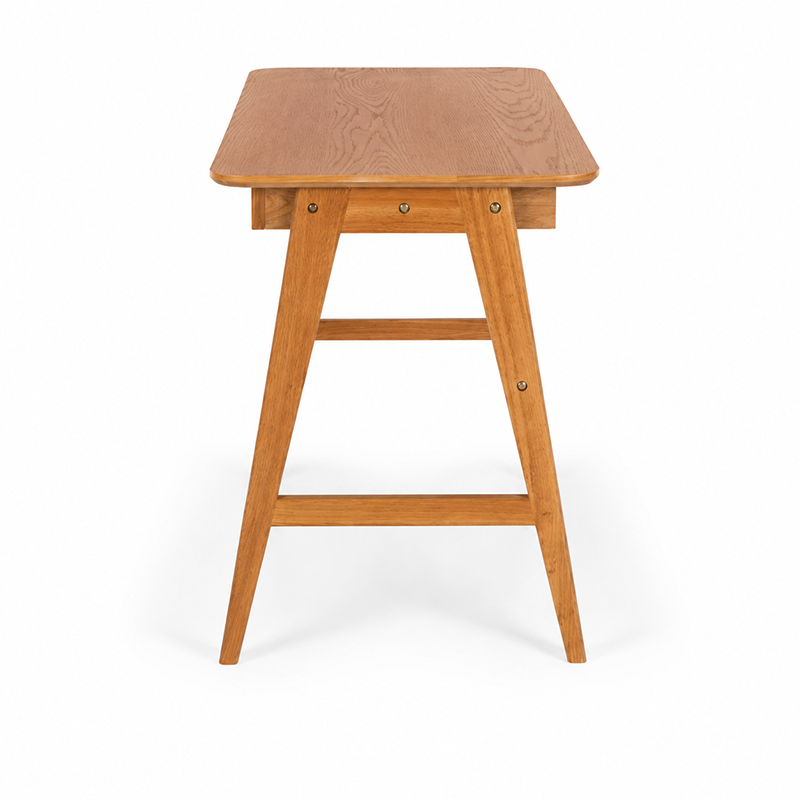Radius Solid Oak Desk 1100mm