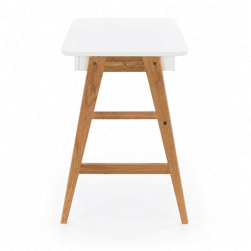 Radius Solid Oak Desk 1100mm