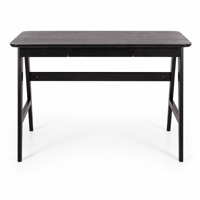 Radius Solid Oak Desk 1100mm