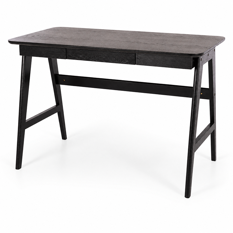 Radius Solid Oak Desk 1100mm