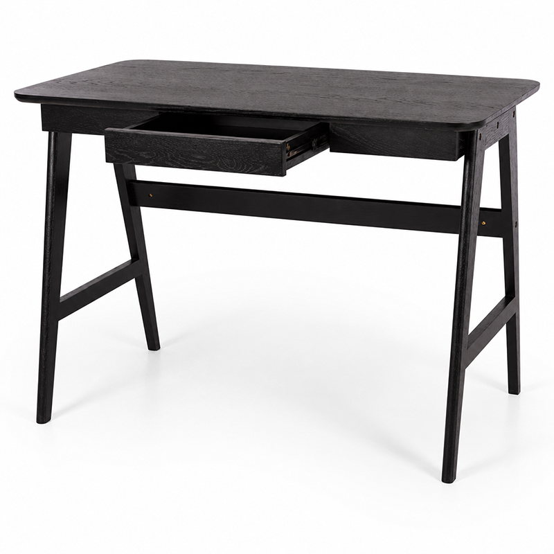 Radius Solid Oak Desk 1100mm