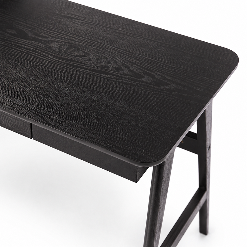 Radius Solid Oak Desk 1100mm