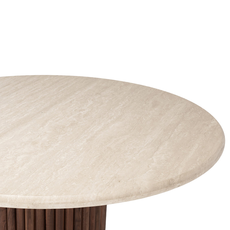 Rho Round Dining Table W120cm (Natural Oak)