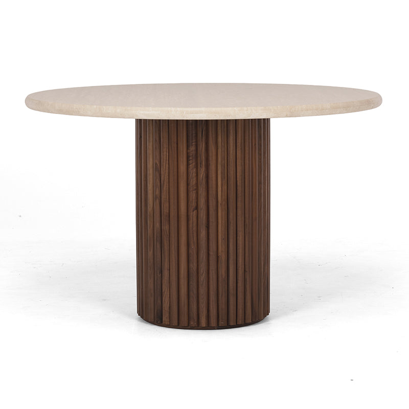 Rho Round Dining Table W120cm (Natural Oak)