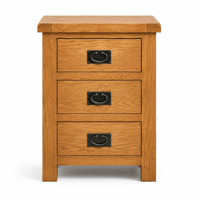Richmond Bedside Table 3 Drawer