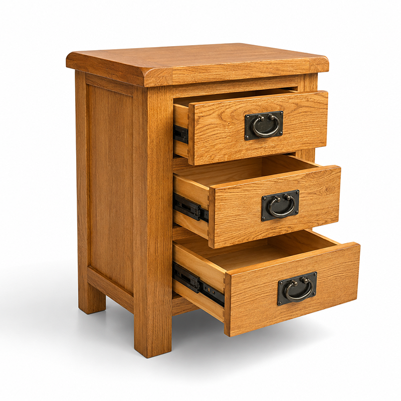 Richmond Bedside Table 3 Drawer