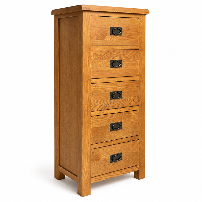 Richmond Slimboy 5 Drawer (Brown)