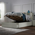 Empire With Gaslift Storage Base With 1 Drawer（Rustic Ash）