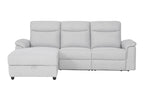 Dawson Fabric 3 Seat Reversible Chaise Lounge With Storage