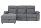 Dawson Fabric 3 Seat Reversible Chaise Lounge With Storage