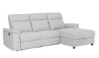 Dawson Fabric 3 Seat Reversible Chaise Lounge With Storage