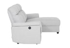 Dawson Fabric 3 Seat Reversible Chaise Lounge With Storage