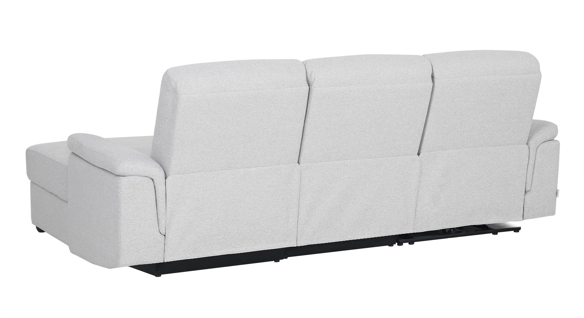 Dawson Fabric 3 Seat Reversible Chaise Lounge With Storage