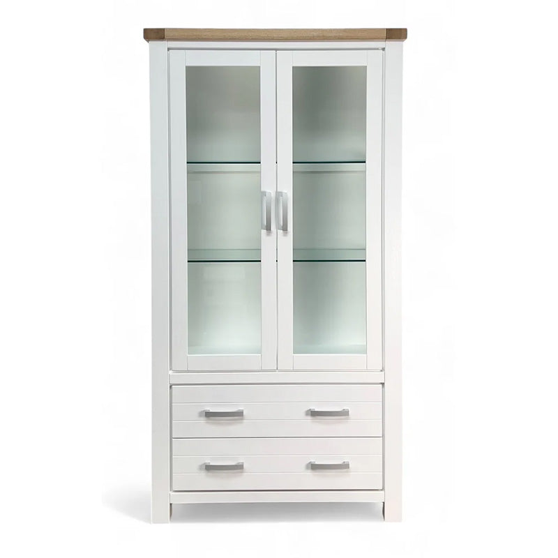 Sicily 2 Door 2 Drw Large Display Cabinet