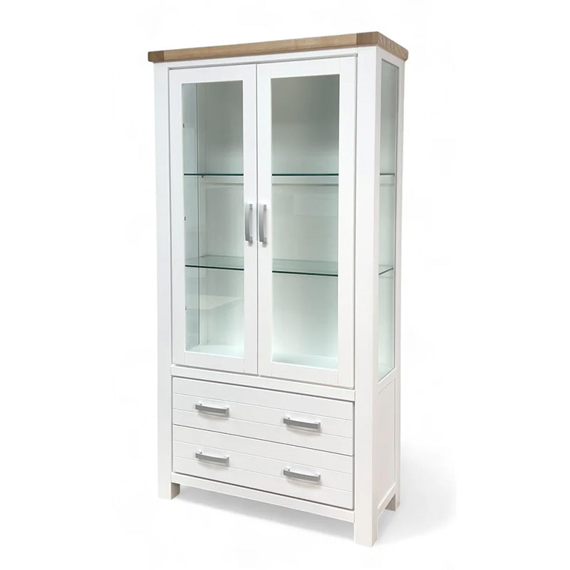 Sicily 2 Door 2 Drw Large Display Cabinet