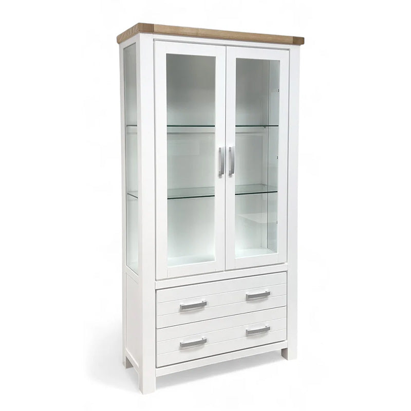 Sicily 2 Door 2 Drw Large Display Cabinet