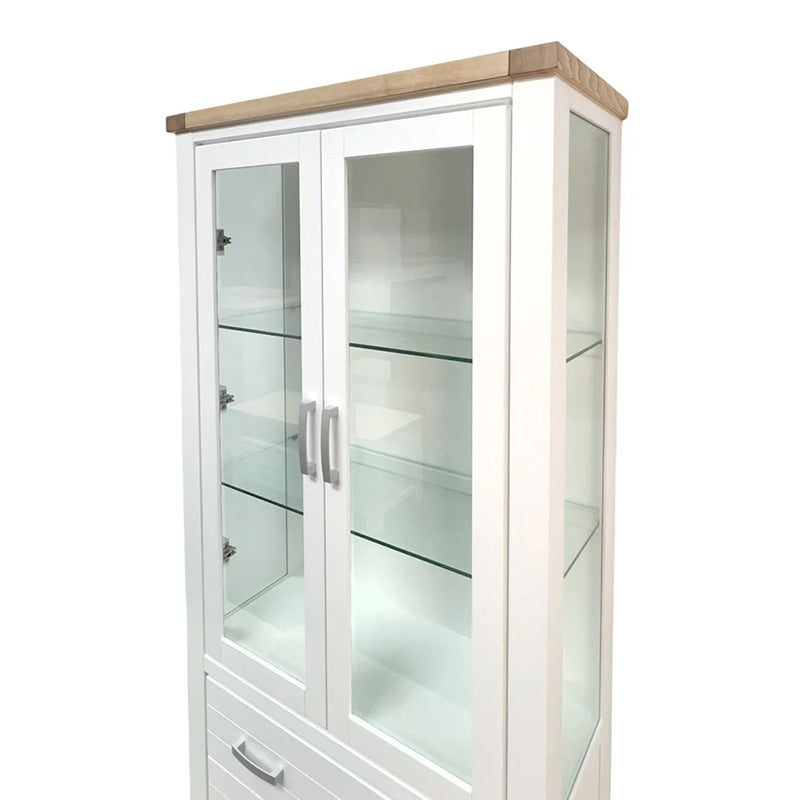Sicily 2 Door 2 Drw Large Display Cabinet