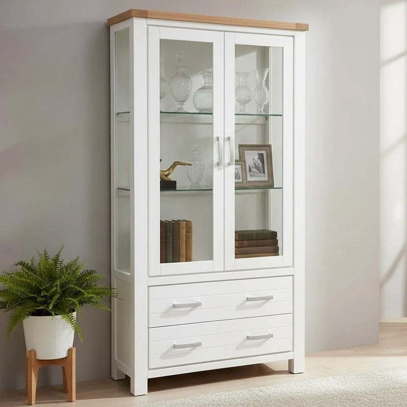 Sicily 2 Door 2 Drw Large Display Cabinet