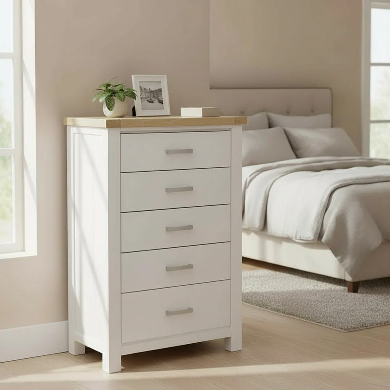 Sicily 5 Drawer Tallboy
