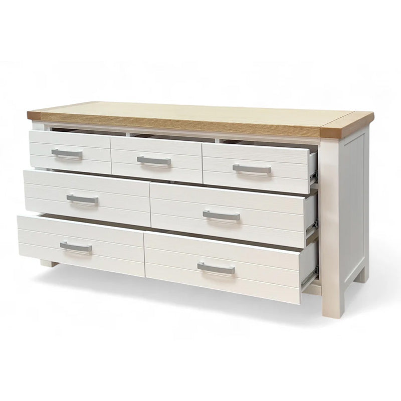 Sicily 7 Drawer Dressing Table/Mirror