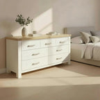 Sicily 7 Drawer Dressing Table/Mirror