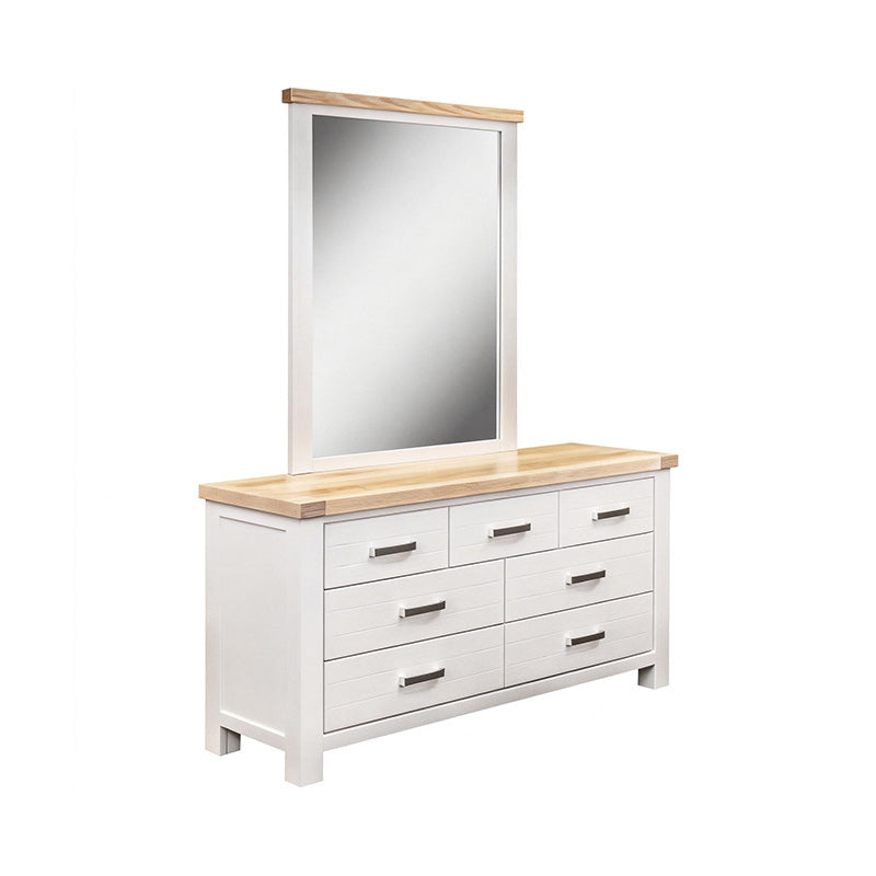 Sicily 7 Drawer Dressing Table/Mirror