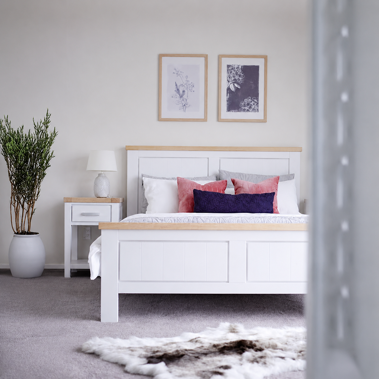 Sicily Bed Frame (Multiple Colours)