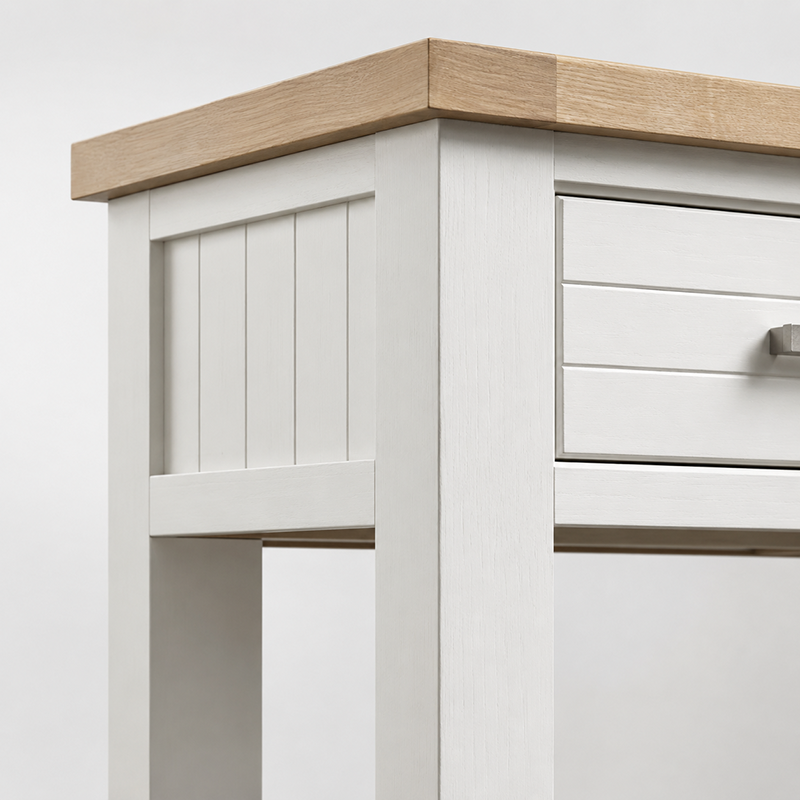 Sicily Lamp Table (White)