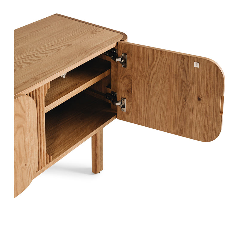 Sirocco TV Unit (Natural Oak/Black Oak)