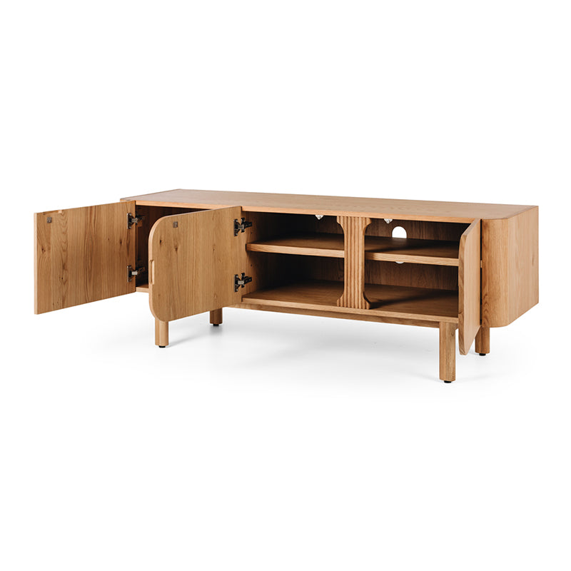 Sirocco TV Unit (Natural Oak/Black Oak)