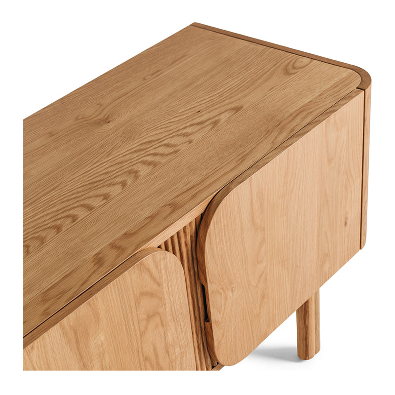 Sirocco TV Unit (Natural Oak/Black Oak)