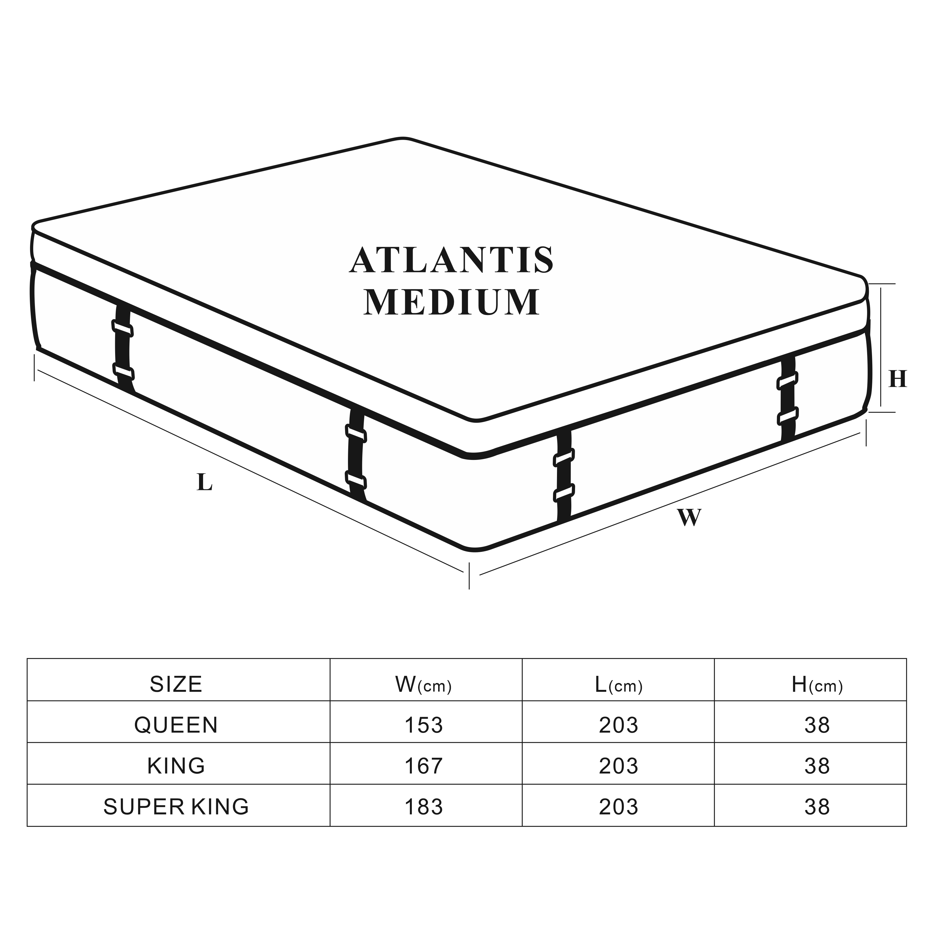 Atlantis Medium Mattress