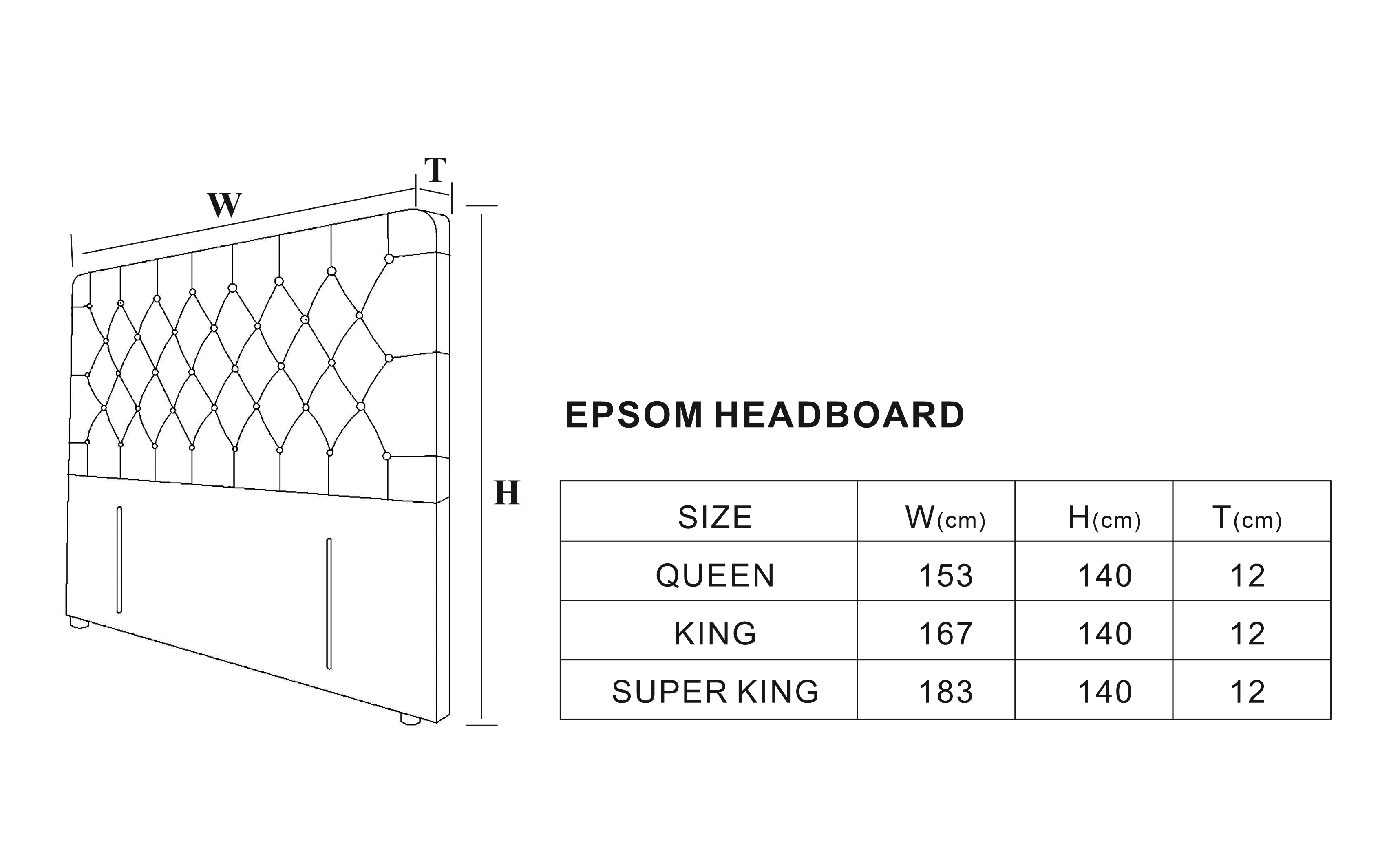 Epsom Headboard