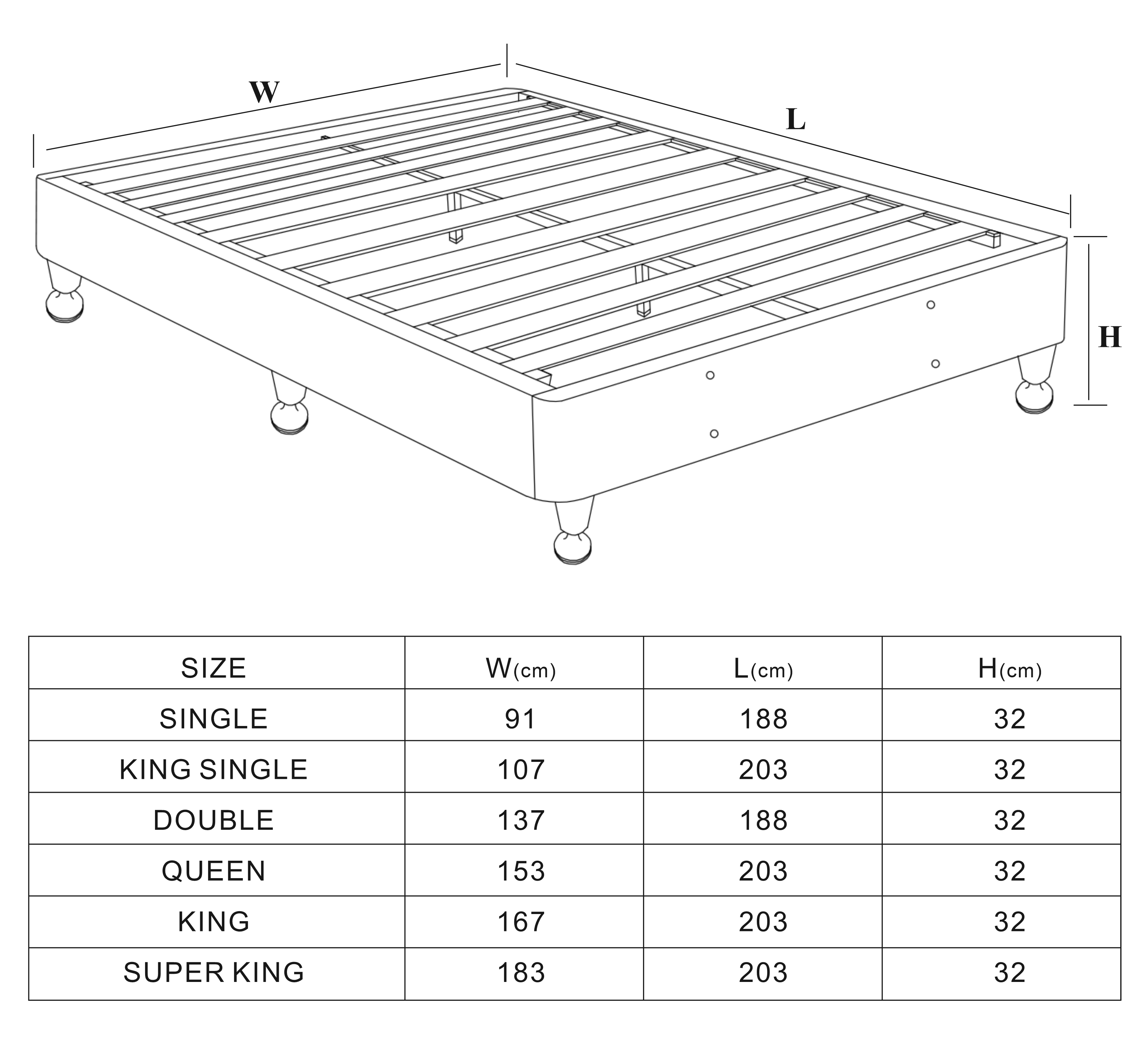 Nevada Bed Base