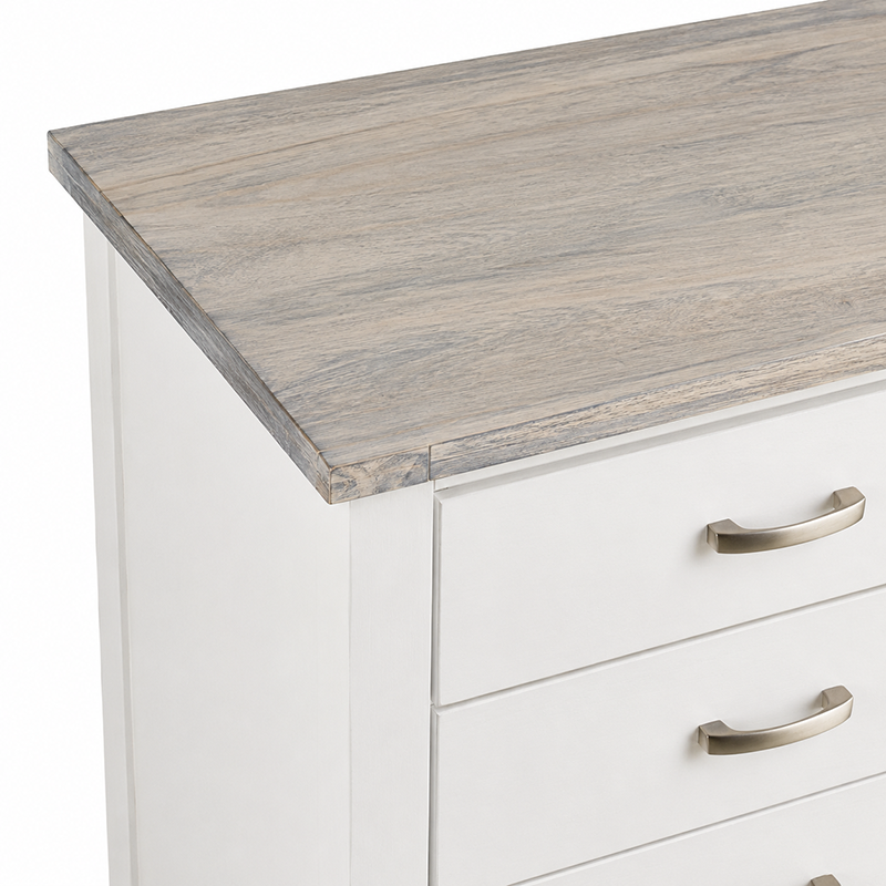 Ashland Slimboy 5 Drawer (White / Grey / Two Tone)