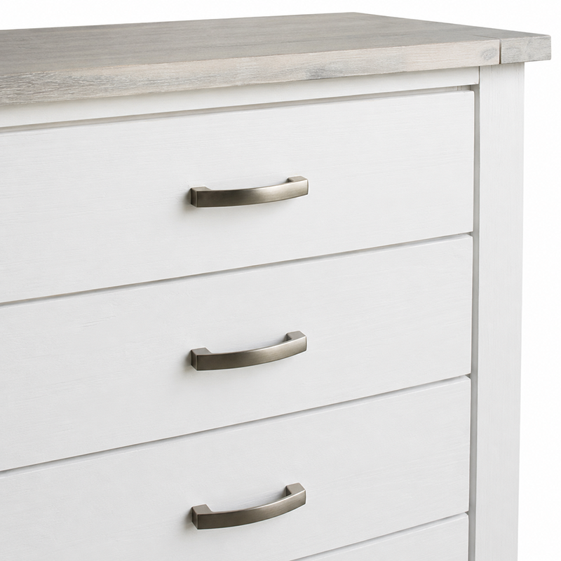 Ashland Slimboy 5 Drawer (White / Grey / Two Tone)